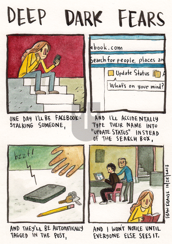 Deep Dark Fears - Monday March 16, 2015 Comic Strip
