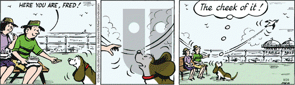Fred Basset on Tuesday August 28, 2018 Comic Strip