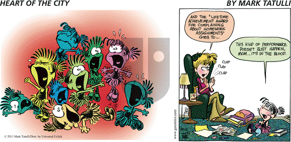 Heart of the City on Sunday October 16, 2011 Comic Strip