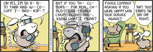 DeFlocked on Monday April 4, 2016 Comic Strip