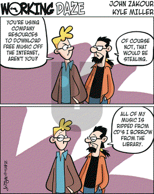 Working Daze on Thursday June 28, 2007 Comic Strip
