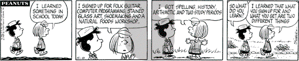 Peanuts - Monday November 10, 1969 Comic Strip