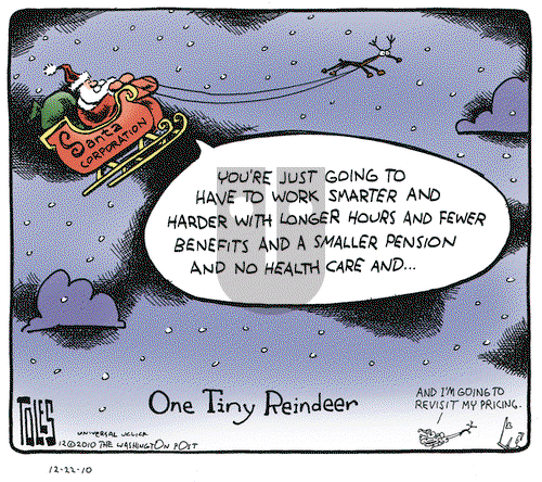 Tom Toles on Wednesday December 22, 2010 Comic Strip