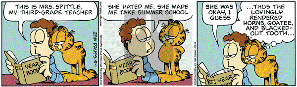 Garfield on Tuesday May 1, 2001 Comic Strip