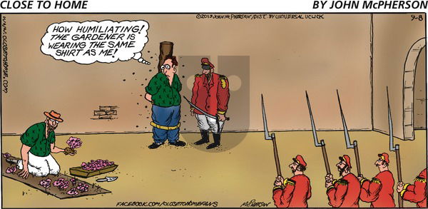 Close to Home on Sunday September 8, 2013 Comic Strip