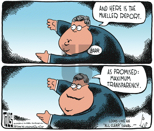 Tom Toles on Friday March 29, 2019 Comic Strip