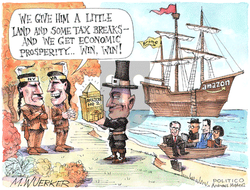 Matt Wuerker on Thursday November 22, 2018 Comic Strip
