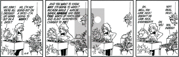 Doonesbury on Friday April 18, 1975 Comic Strip