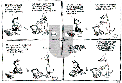 Pat Oliphant on Monday September 13, 1999 Comic Strip