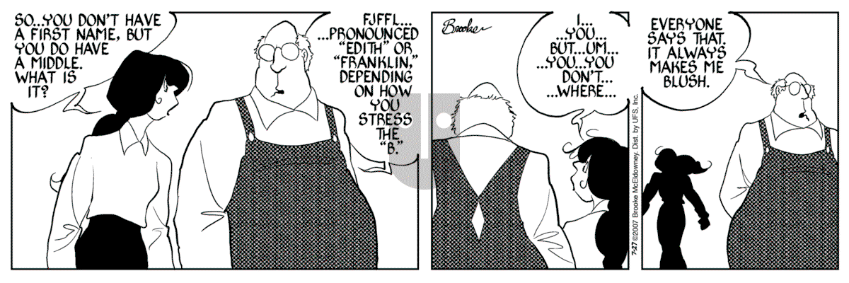 9 Chickweed Lane - Friday July 27, 2007 Comic Strip