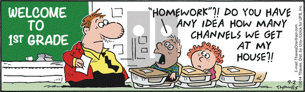 Frank and Ernest on Tuesday September 2, 2014 Comic Strip