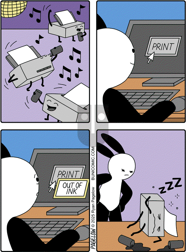 Buni on Wednesday April 30, 2025 Comic Strip