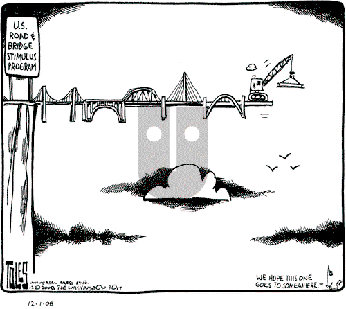 Tom Toles on Monday December 1, 2008 Comic Strip