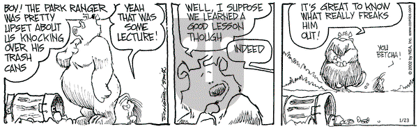 The Grizzwells on Wednesday January 23, 2002 Comic Strip