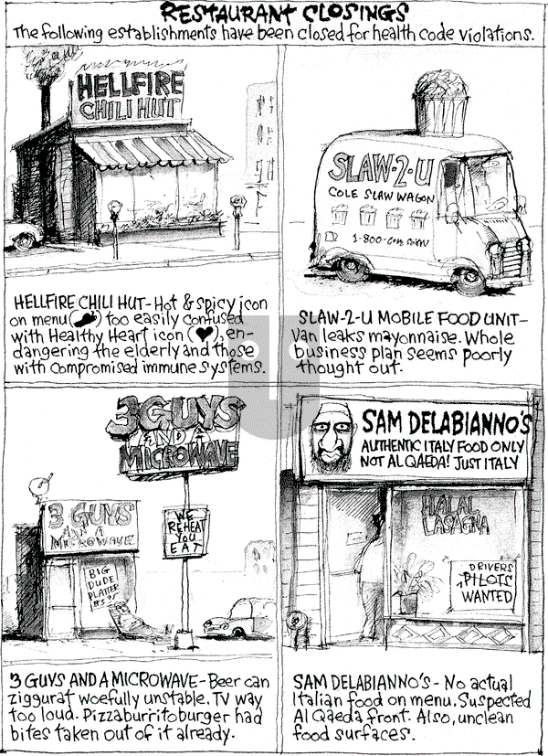 Richard's Poor Almanac on Saturday October 1, 2011 Comic Strip