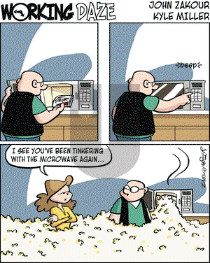 Working Daze on Wednesday March 19, 2008 Comic Strip