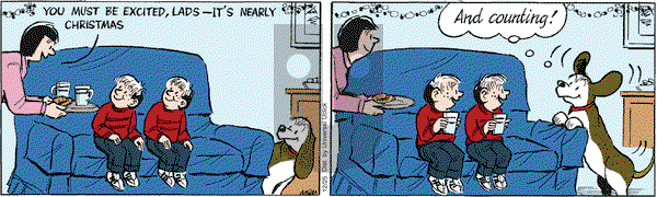Fred Basset on Tuesday December 25, 2012 Comic Strip