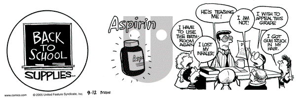 Grand Avenue on Tuesday November 22, 2005 Comic Strip