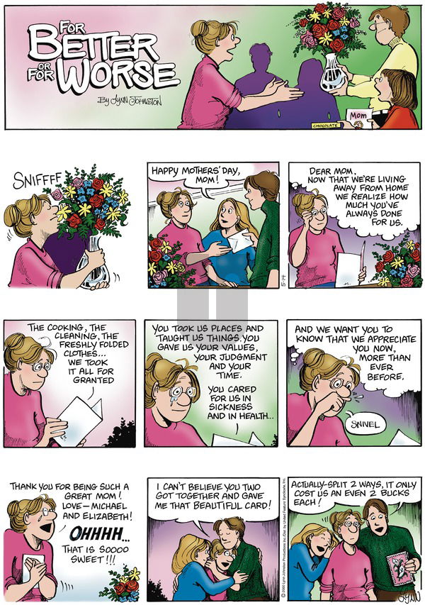 For Better or For Worse on Sunday May 14, 2000 Comic Strip