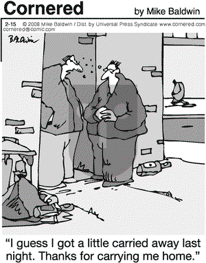 Cornered on Friday February 15, 2008 Comic Strip