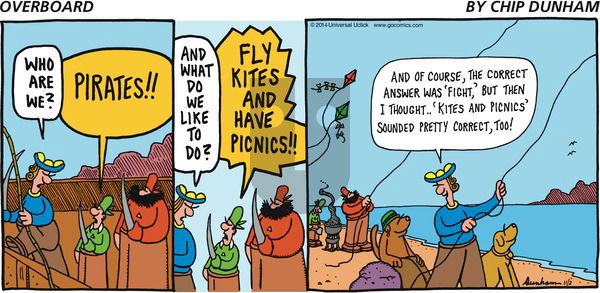 Overboard on Sunday November 2, 2014 Comic Strip