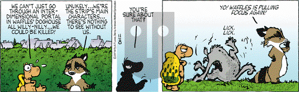 Over the Hedge on Wednesday November 8, 2017 Comic Strip