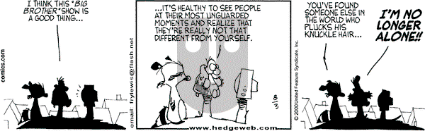 Over the Hedge on Thursday August 3, 2000 Comic Strip