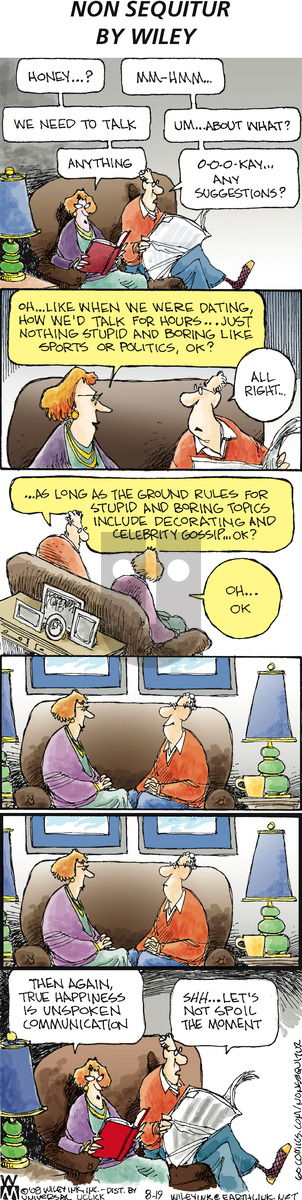 Non Sequitur on Sunday August 19, 2012 Comic Strip
