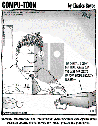 Compu-toon on Wednesday January 23, 2008 Comic Strip