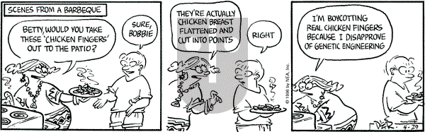 Betty on Monday April 29, 1996 Comic Strip