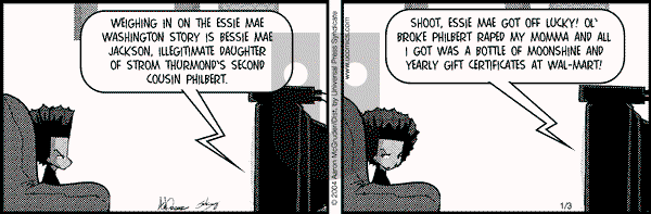 The Boondocks on Saturday August 6, 2011 Comic Strip