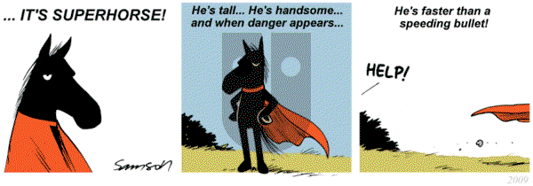 Dark Side of the Horse on Tuesday September 11, 2012 Comic Strip