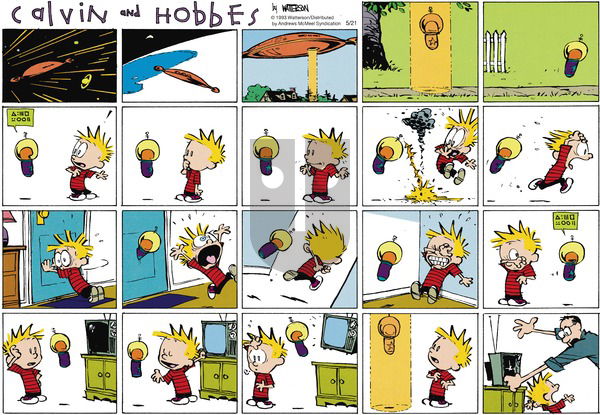 Calvin and Hobbes - Sunday May 21, 2023 Comic Strip