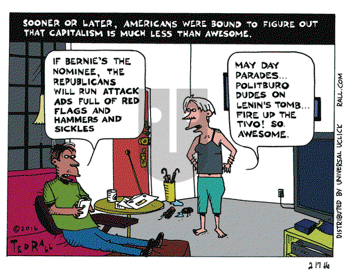 Ted Rall on Wednesday February 17, 2016 Comic Strip