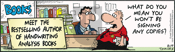 Frank and Ernest on Monday August 19, 2019 Comic Strip
