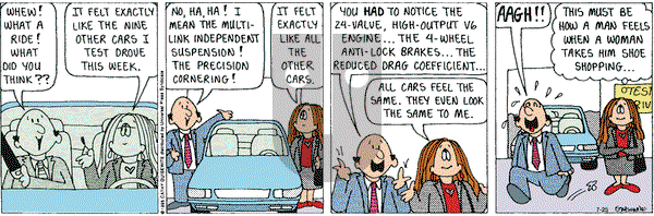 Cathy Classics on Tuesday July 24, 2012 Comic Strip