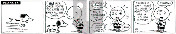 Peanuts on Thursday May 3, 1951 Comic Strip