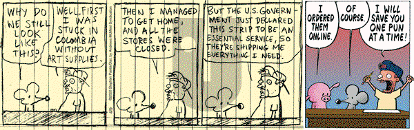 Pearls Before Swine on Thursday April 9, 2020 Comic Strip