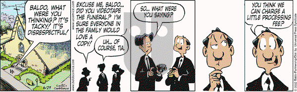 Baldo on Saturday June 29, 2002 Comic Strip