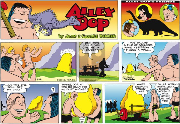 Alley Oop on Sunday May 16, 2004 Comic Strip