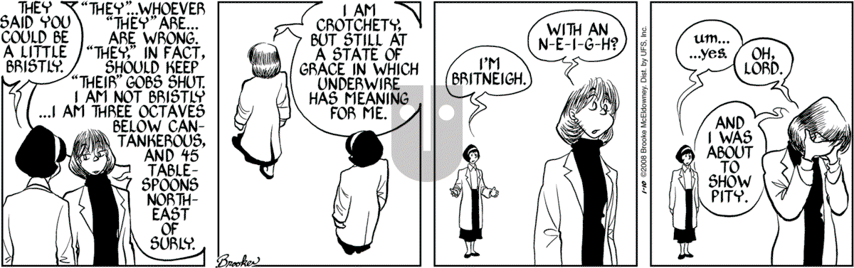 9 Chickweed Lane - Thursday January 10, 2008 Comic Strip