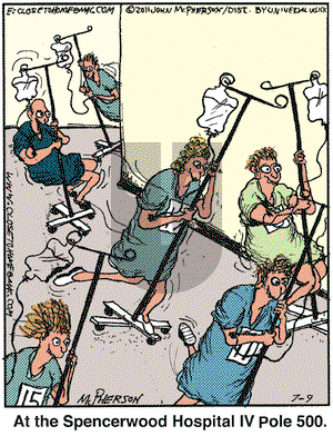 Close to Home on Saturday July 9, 2011 Comic Strip