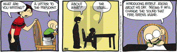 The Buckets on Tuesday April 23, 2013 Comic Strip