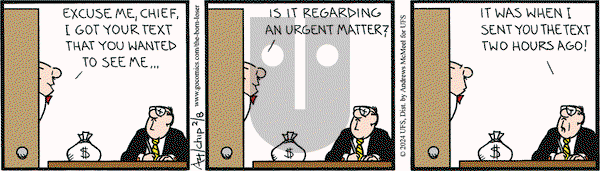 The Born Loser on Thursday February 8, 2024 Comic Strip