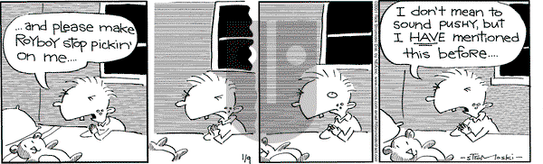 Soup to Nutz - Old on Tuesday January 9, 2001 Comic Strip
