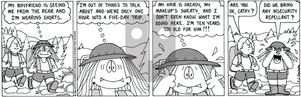 Cathy Classics on Tuesday August 2, 1994 Comic Strip