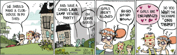 Wallace the Brave on Monday July 23, 2018 Comic Strip