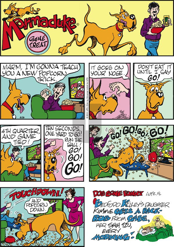 Marmaduke on Sunday November 23, 2014 Comic Strip