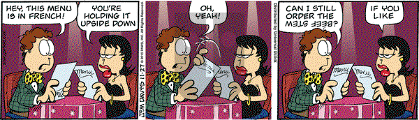 Garfield on Saturday November 27, 2010 Comic Strip