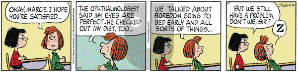 Peanuts on Friday March 7, 2025 Comic Strip